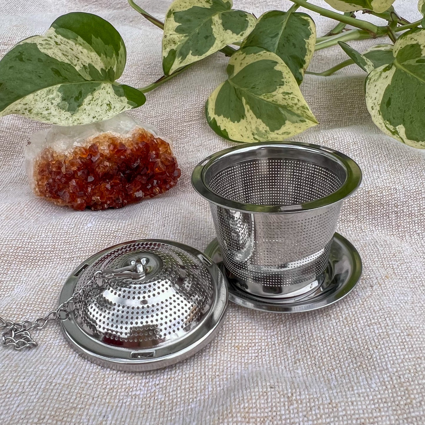 Loose Leaf Tea Strainer - Silver