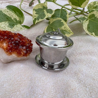 Loose Leaf Tea Strainer - Silver