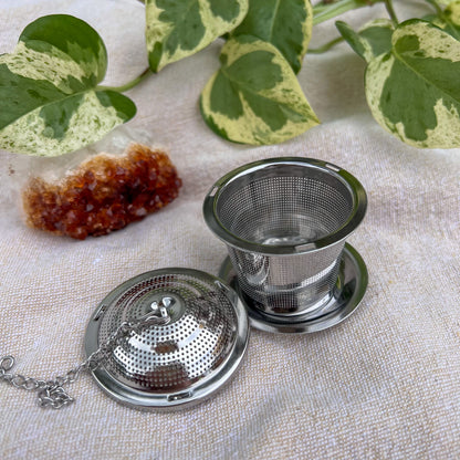 Loose Leaf Tea Strainer - Silver